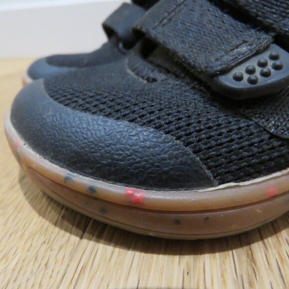 WHITIN Barefoot Toddler Sneaker Shoes in Black Breathable Mesh Outdoor Casual - Picture 4 of 9